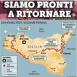 Circolazione stradale in tilt ad Agrigento per...il Giro d'Italia