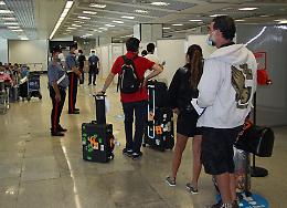 Aeroporto Palermo: lunghe code per i Covid-test, passeggeri imbestialiti