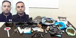 Arrestati due fratelli di Biancavilla: in casa droga e armi modificate