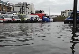 Dopo i temporali ecco come si presenta la zona industriale di Catania: &laquo;Un campo di guerra&raquo;