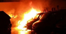 Incendio all'autoparco di Rosolini, quattro mezzi distrutti dalle fiamme