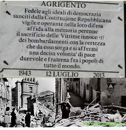 Agrigento, 77 anni fa un bombardamento costo' la vita a 300 civili