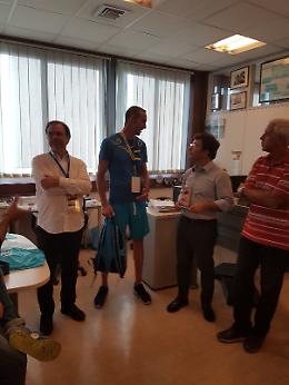 Beach volley, l'argento di Rio Paolo Nicolai in visita a La Sicilia