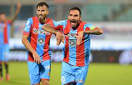 La gioia di Ciccio Lodi e le emozioni di Curiale: il momento d'oro del Calcio Catania