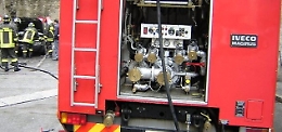 Incendio all'interno della ex Teverina di Comiso