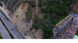 Frana sulla A18, al via i controlli con il drone e con il laser scanner