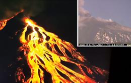 Etna, cronaca del 17° parossismo: dopo lo show notturno, l'incubo cenere