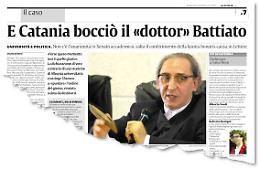Battiato: il rapporto “odi et amo” con Catania e la delusione per la mancata laurea
