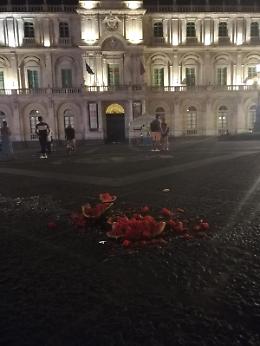Catania "Ca nocca". Piazza Università