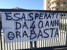 Agrigento, la protesta dei lavoratori precari dell'Esa che aspettano la stabilizzazione