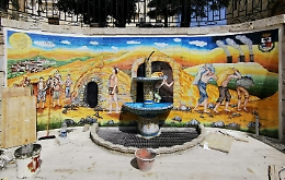Sostituita la vecchia fontana nel centro cittadino
