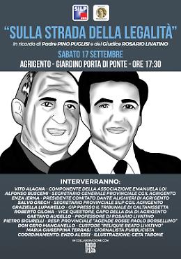 Agrigento, sulla strada della legalità tracciata da don Pino Puglisi e Rosario Livatino