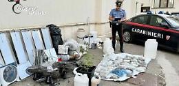 Laboratorio per la droga in botola sotterranea a Licata: due arresti