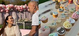 Gianluca Vacchi non bada a spese per i 2 anni della figlia: animatori in costume e fuochi d'artificio
