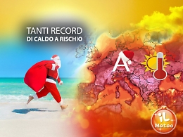 A Natale caldo record, anche 10 gradi sopra la media