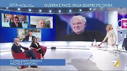 Michele Santoro telefona in diretta a 'L'Aria che Tira' e minaccia: «Avete fatto una cosa scorretta»