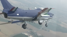 Torna a volare il Fiat G.91 delle Frecce Tricolori radiato trent'anni fa