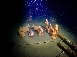 A Trapani un presepe subacqueo realizzato sul relitto di una petroliera