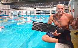 Il trapanese che vuole battere il record di immersione sotto i ghiacci