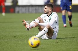 Tendine rotto per Berardi, addio agli Europei