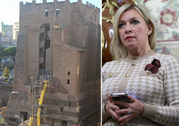 Crollo ai Fori Imperiali, Zakharova: "Se l'Italia aiuta l'Ucraina, crollerà tutta". Farnesina convoca l'ambasciatore russo