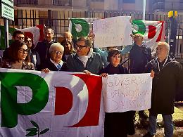 L'inchiesta su sanità e appalti, il Pd in piazza a Palermo: «Schifani faccia un passo indietro»