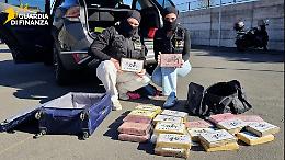 Catania, arrestato un corriere che trasportava 35 kg di cocaina