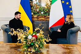Zelensky dopo l'incontro con Meloni: «Contiamo molto sull'appoggio dell'Italia»