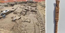 Gela, a Orto Fontanelle affiora un eccezionale stilo greco del V sec. a. C.