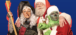 A Ragusa la "magic reunion" tra befana, Babbo Natale e Grinch