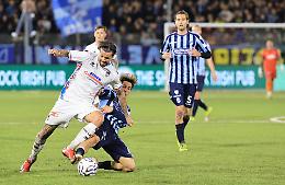 Lecco-Catania 0-0: Dini para tutto, Forte colpisce la traversa. Play off ancora aperti, mercoled&igrave; il ritorno al Massimino