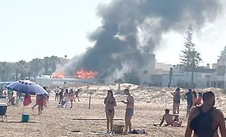 Fiamme al lido Monnalisa Beach a Tre Fontane: evacuata la spiaggia, cause ancora sconosciute