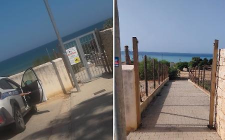 Il mare torna libero: ad Alcamo Marina rimosso in 24 ore un cancello abusivo
