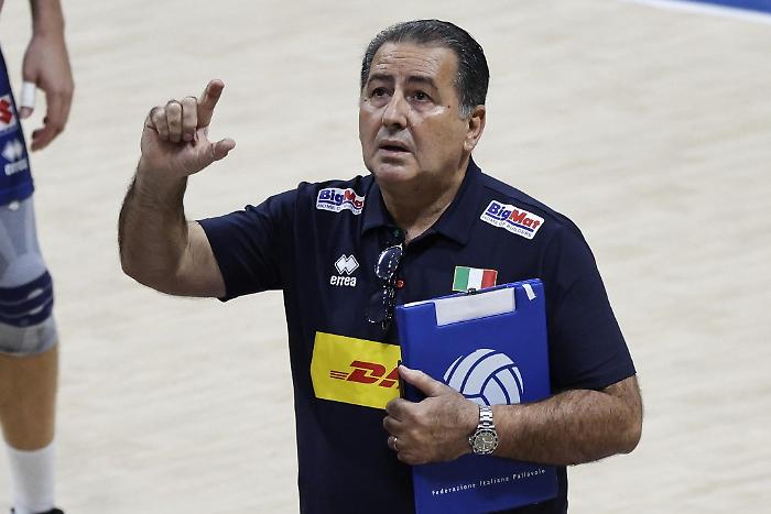 Il tecnico azzurro De Giorgi