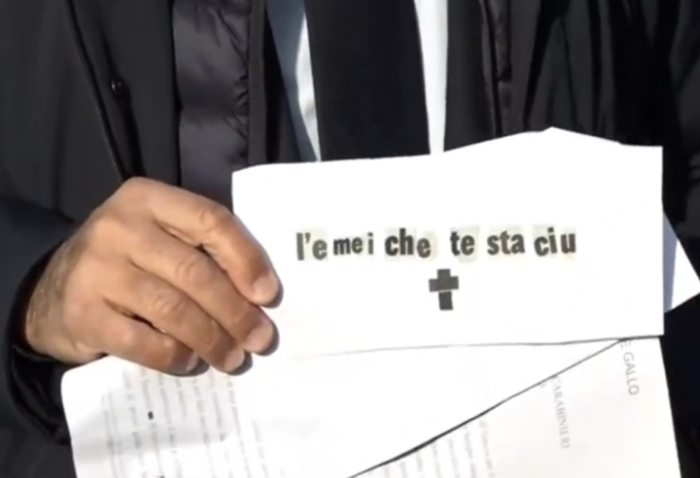 Il biglietto Garlasco