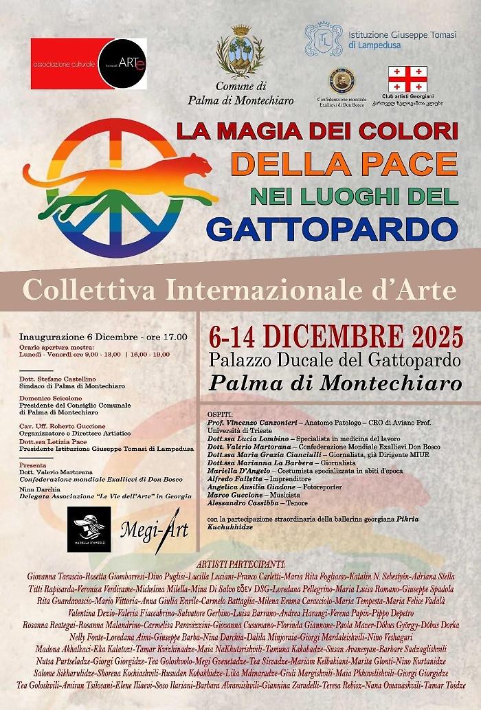 &ldquo;La magia dei colori della Pace nei luoghi del Gattopardo&rdquo;