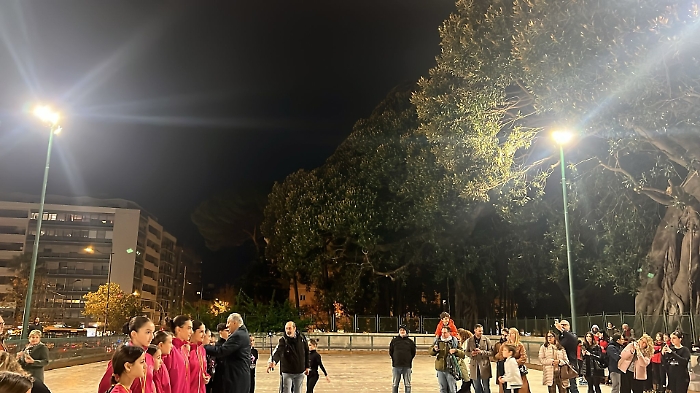 La pista di pattinaggio