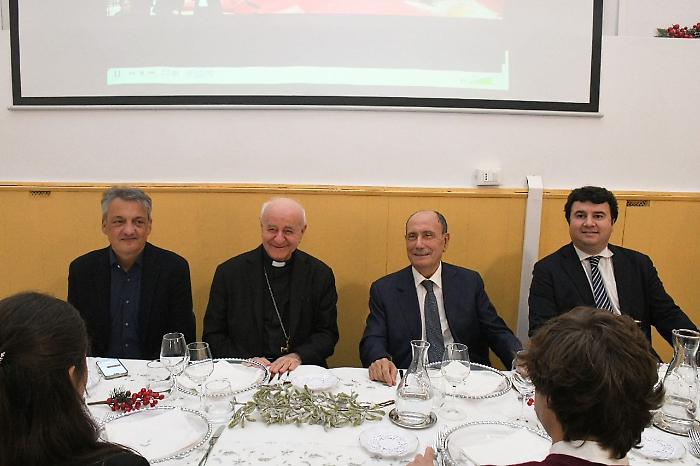 Schifani al pranzo con Sant'Egidio a Catania: &laquo;Puntiamo su una legge regionale per gli anziani&raquo;