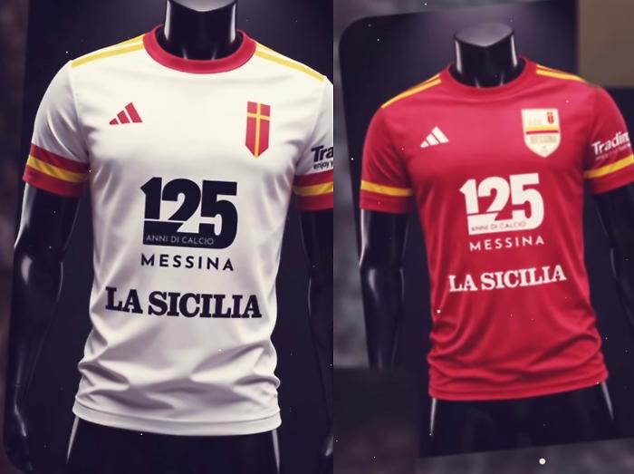 Il Messina presenta le due nuove maglie nel segno della tradizione