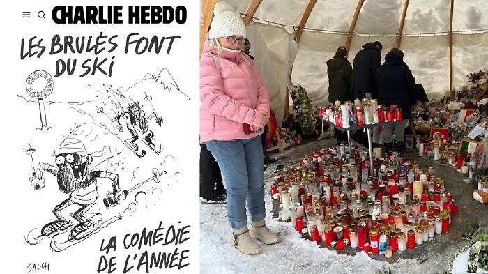 &ldquo;Les br&ucirc;l&eacute;s font du ski&rdquo;: perch&eacute; la vignetta di Charlie Hebdo su Crans‑Montana ha acceso la miccia