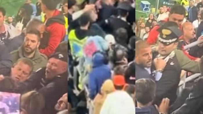 Rissa in tribuna autorit&agrave; durante la partita dei playoff Palermo-Catanzaro: otto Daspo a tifosi, steward e dirigenti