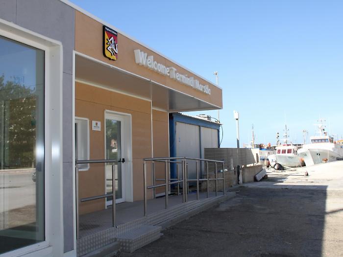 Welcome Terminal, svolta a Marsala: da simbolo di spreco a punto d'accoglienza per le Egadi