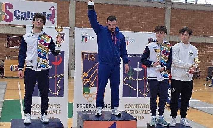 Scherma: spettacolo a Catania con quasi 250 atleti in gara, in palio i titoli regionali 2026