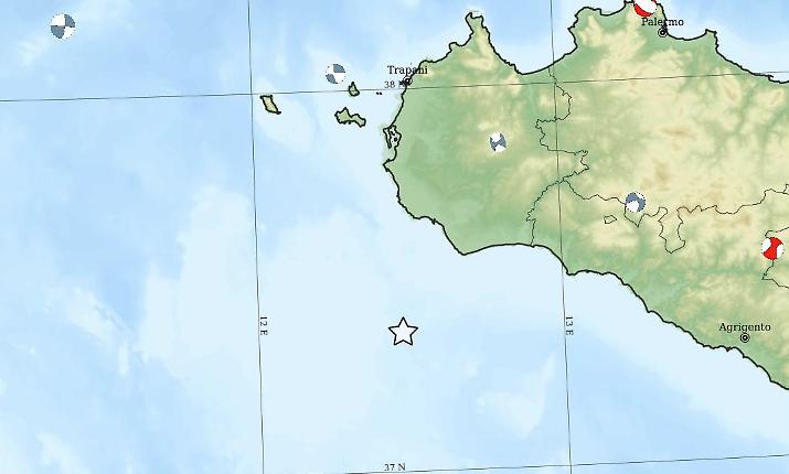 La terra trema nel Trapanese: scossa di magnitudo 3,7